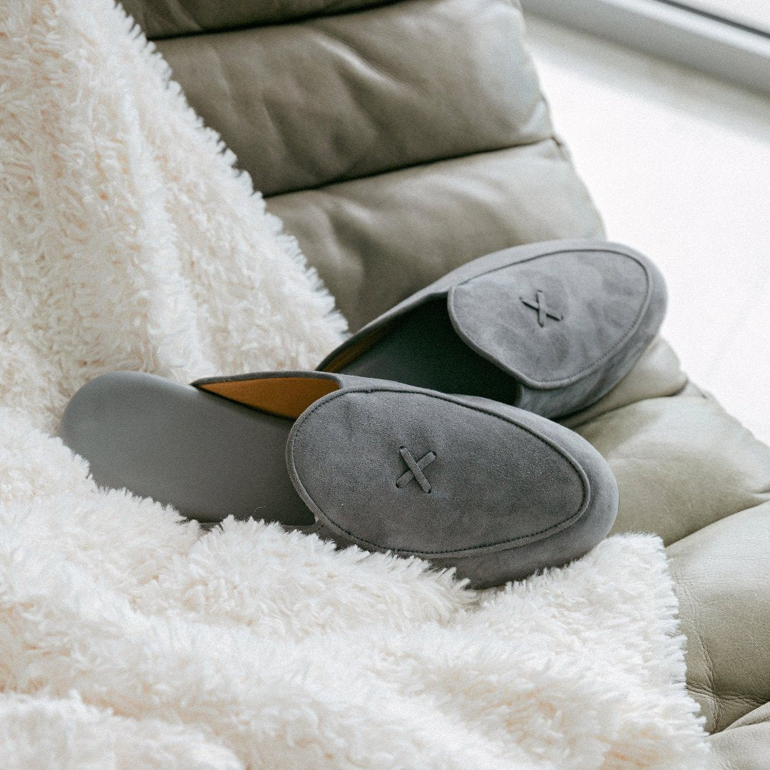 Men's Grigio Suede Milano Mule