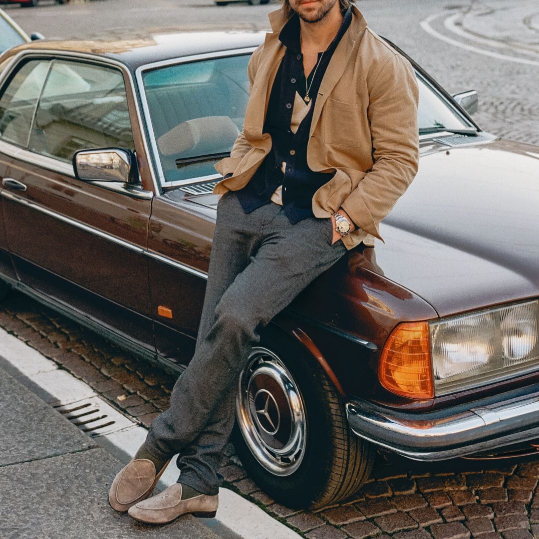 Men's Loafer Jacket - Tobacco