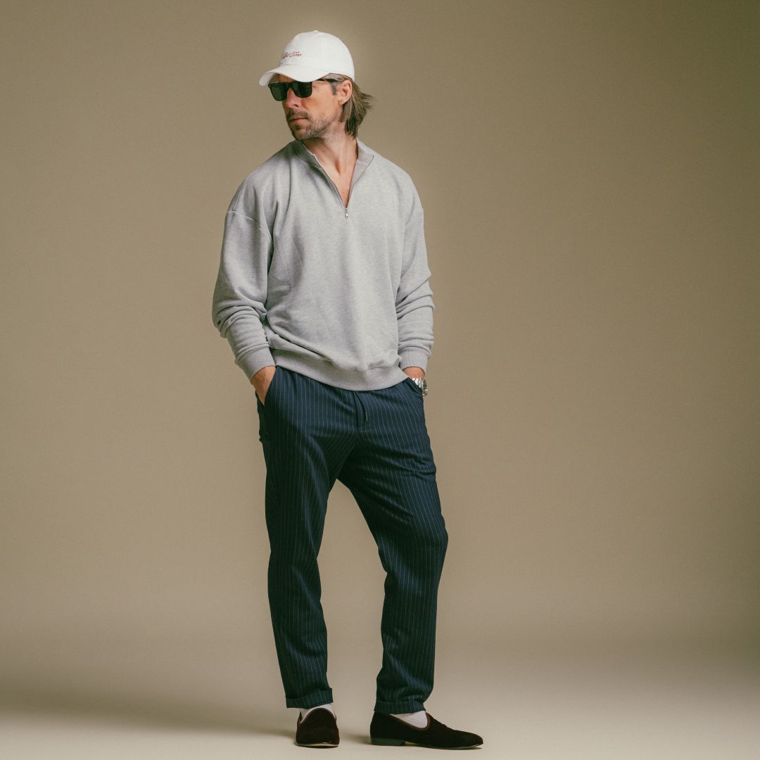 Loafer Logo Dad Hat - White