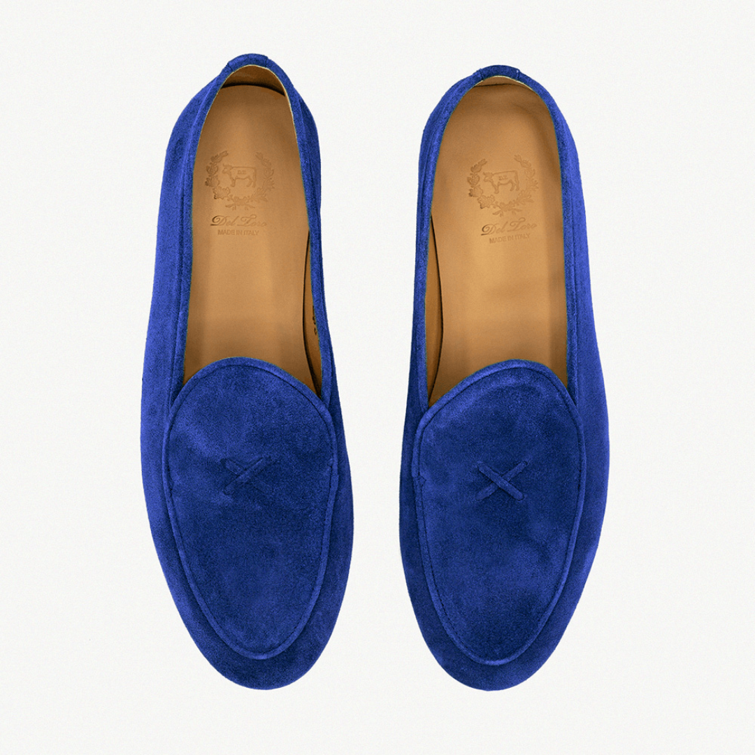 Men's Cobalt Suede Milano Loafer