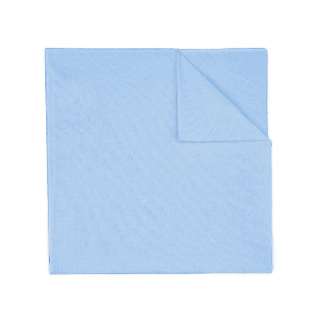 Light Blue Cotton Pocket Square