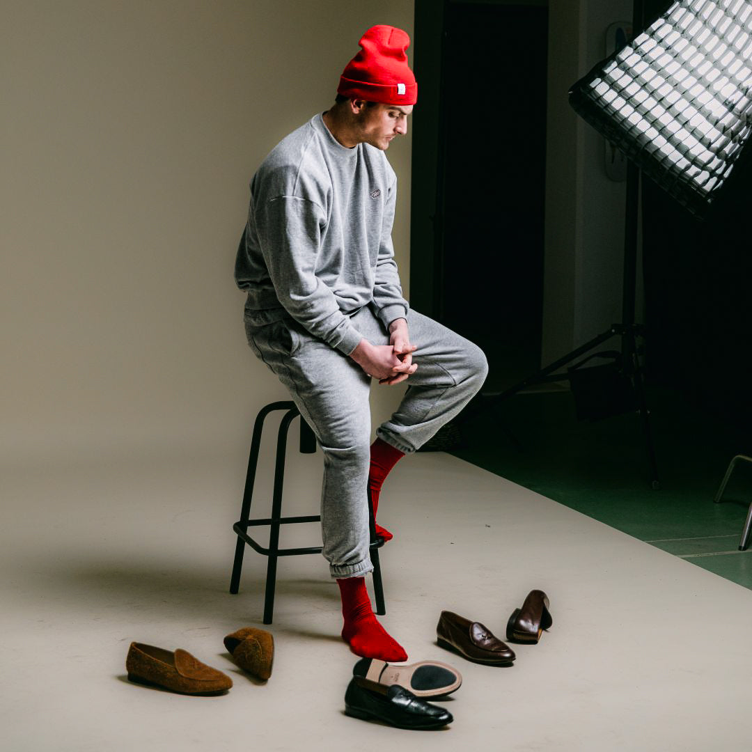 Classic Cuffed Beanie - Classic Red