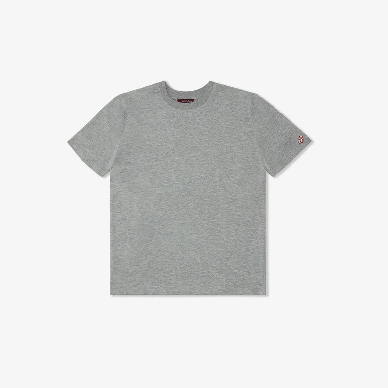 Women's Retro Gym Tee - Heather Grey