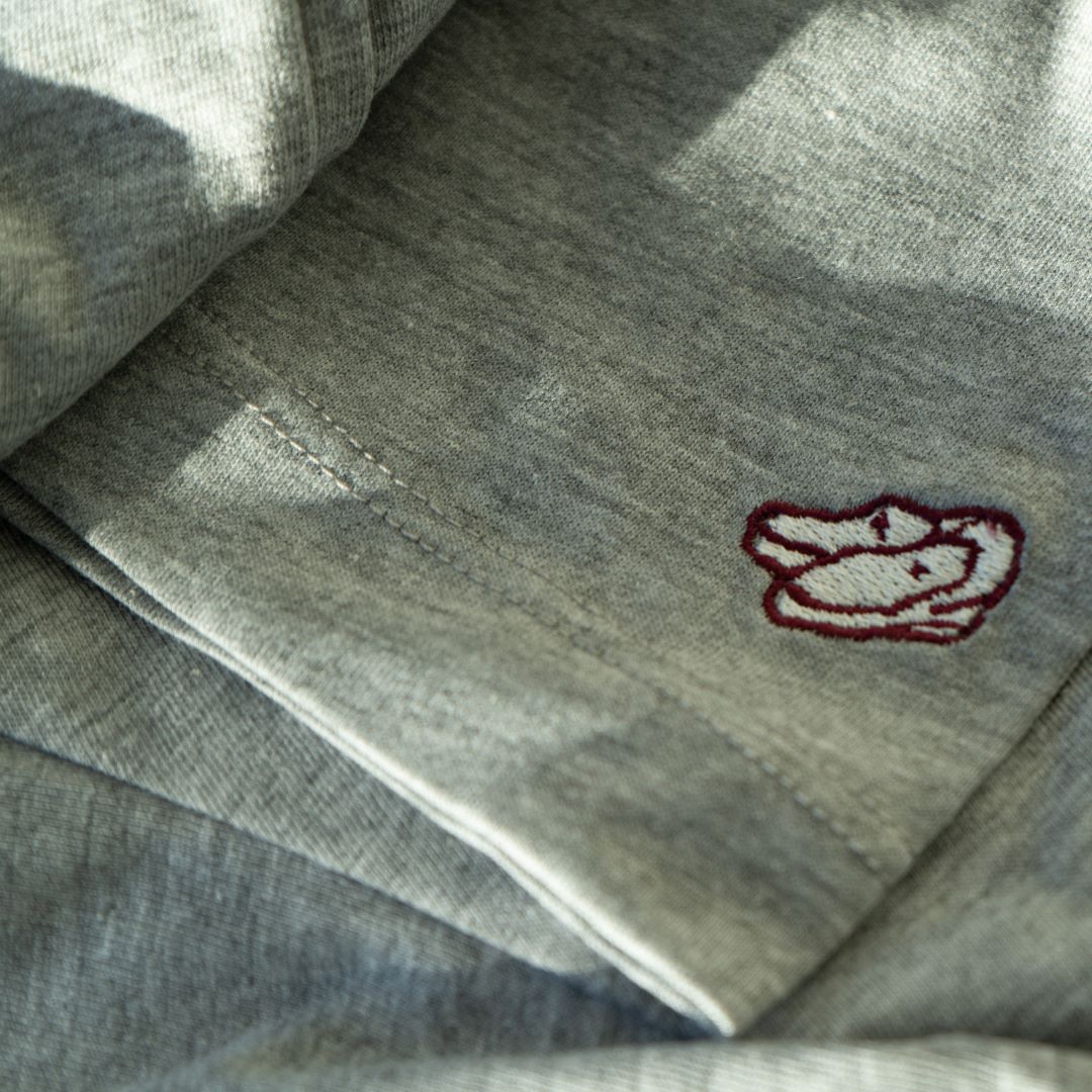 Women's Retro Gym Tee - Heather Grey