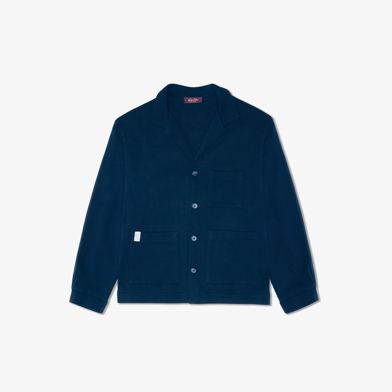 Men's Jersey Knit Loafer Jacket - Navy
