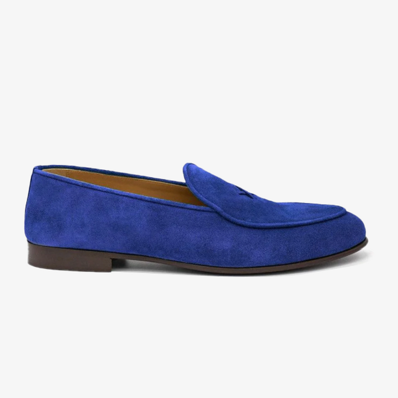 Men's Cobalt Suede Milano Loafer