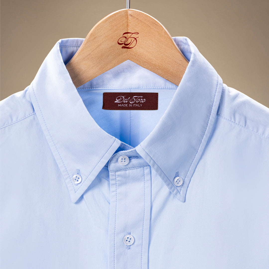 Button Down Shirt - Solid Light Blue