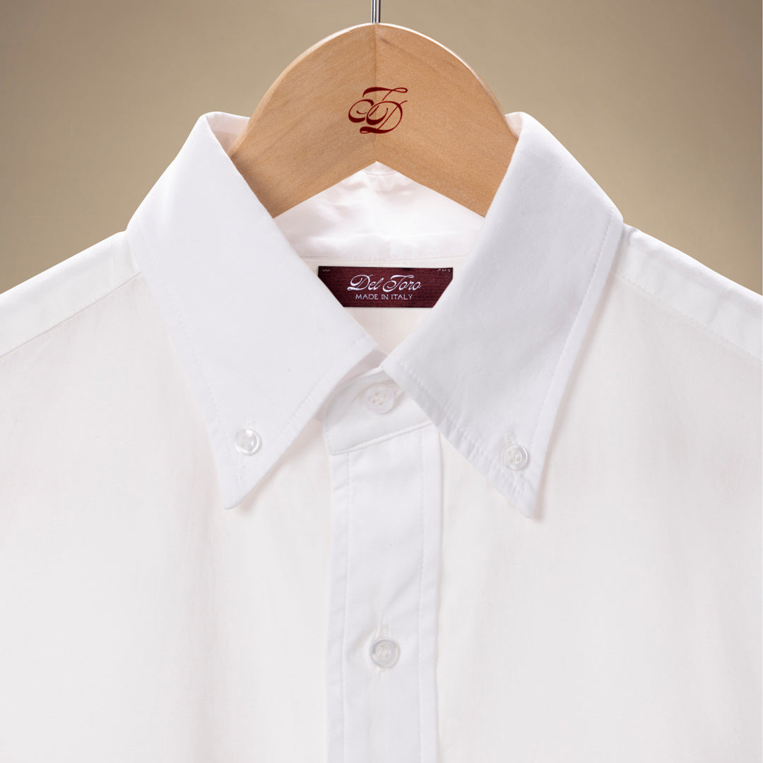 Button Down Shirt - Solid Panna White