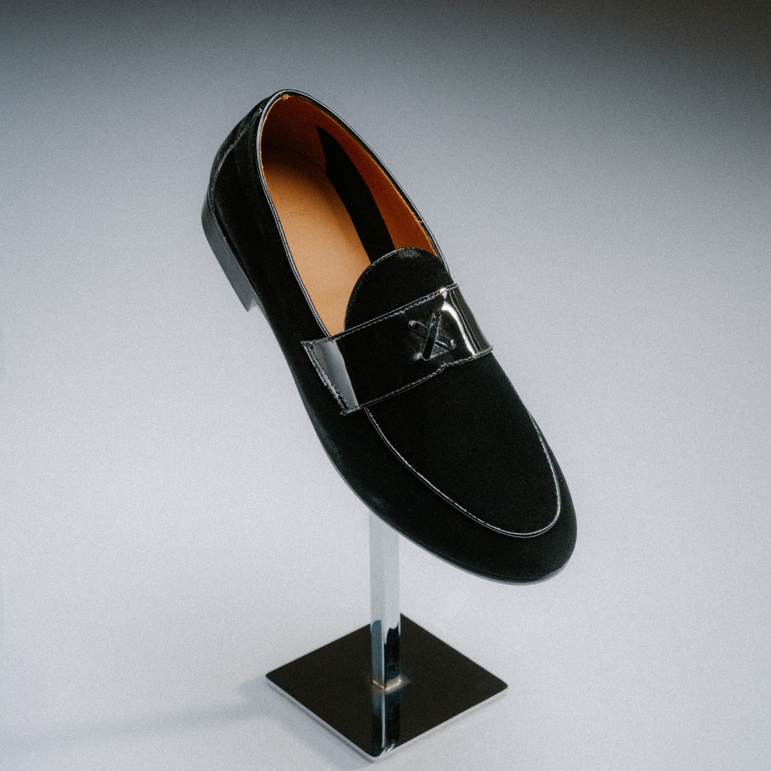 Men's Black Velvet Centesimo