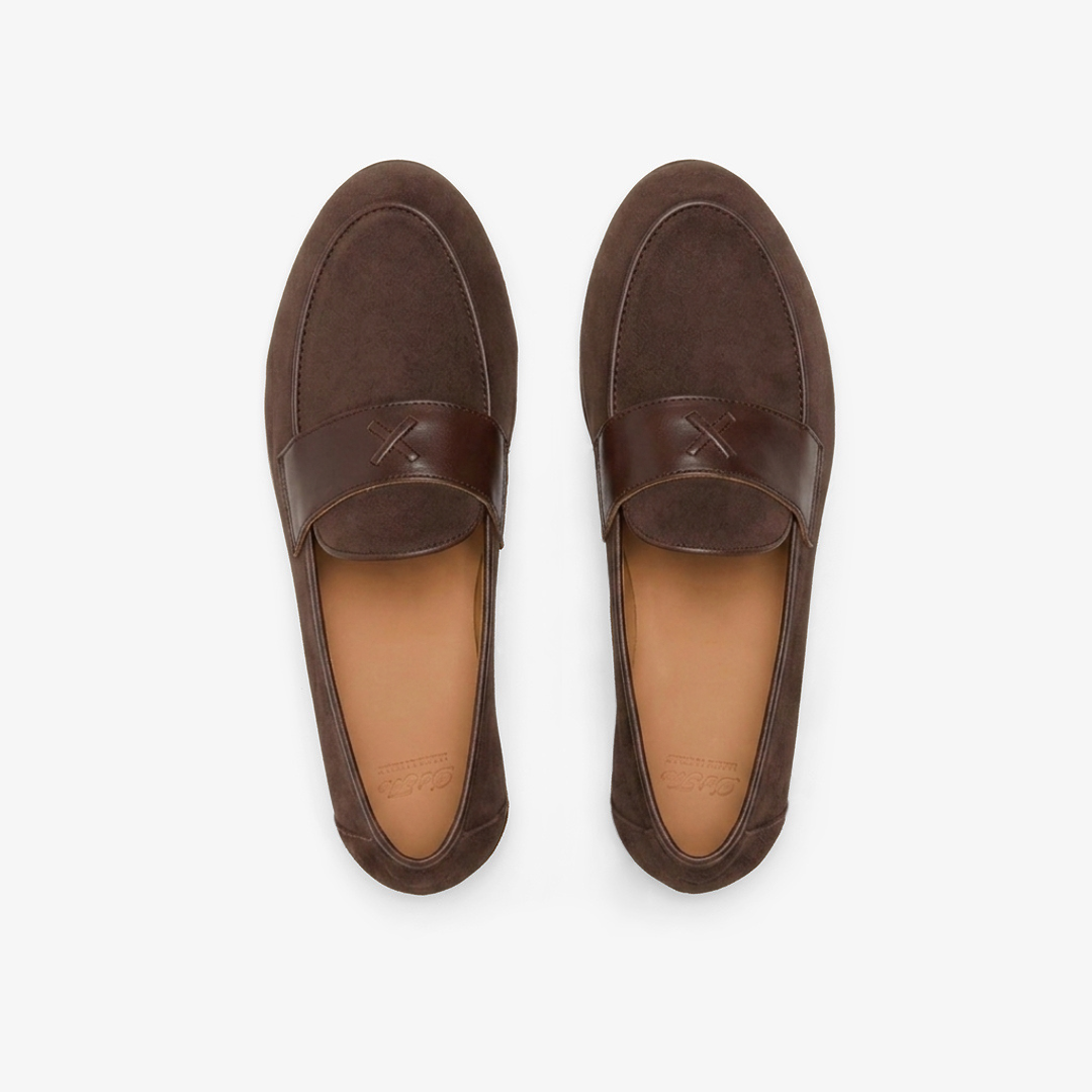 Men's Chocolate Suede Centesimo