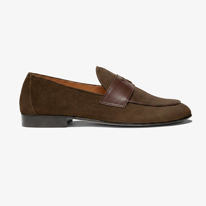 Men's Chocolate Suede Centesimo