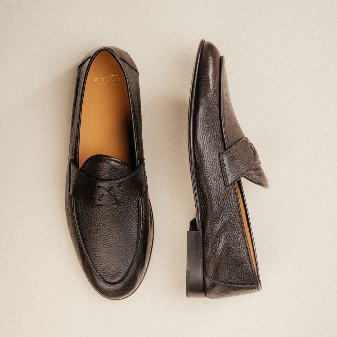 Men's Dark Brown Deerskin Centesimo