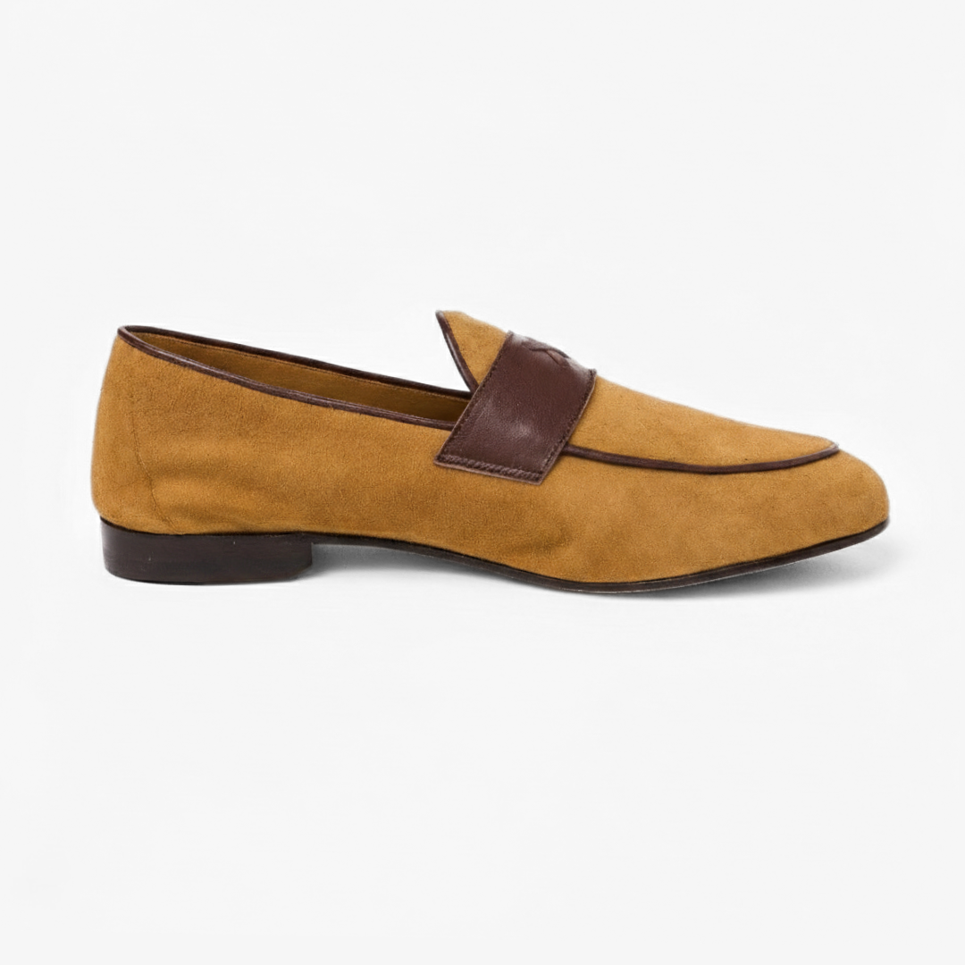 Men's Tan Suede Centesimo