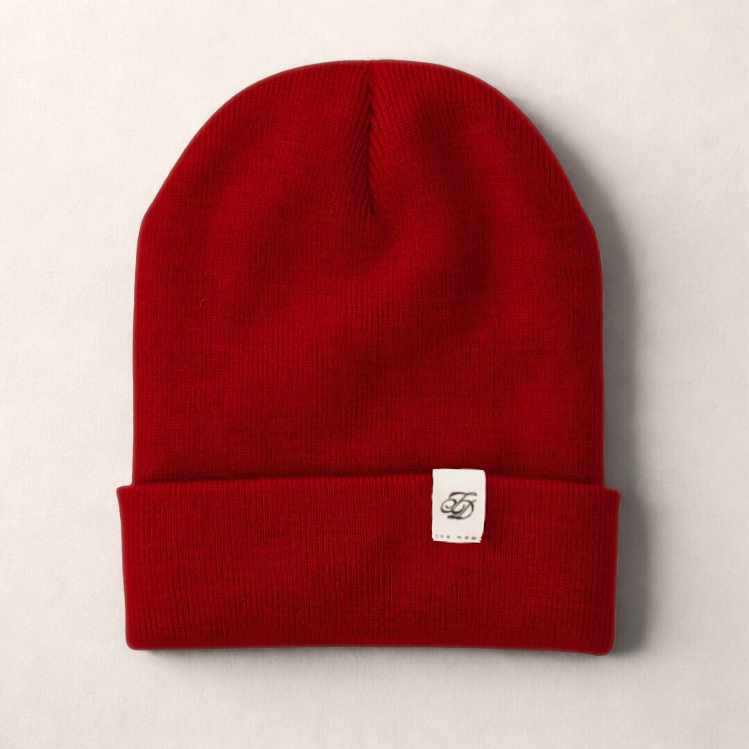 Classic Cuffed Beanie - Classic Red