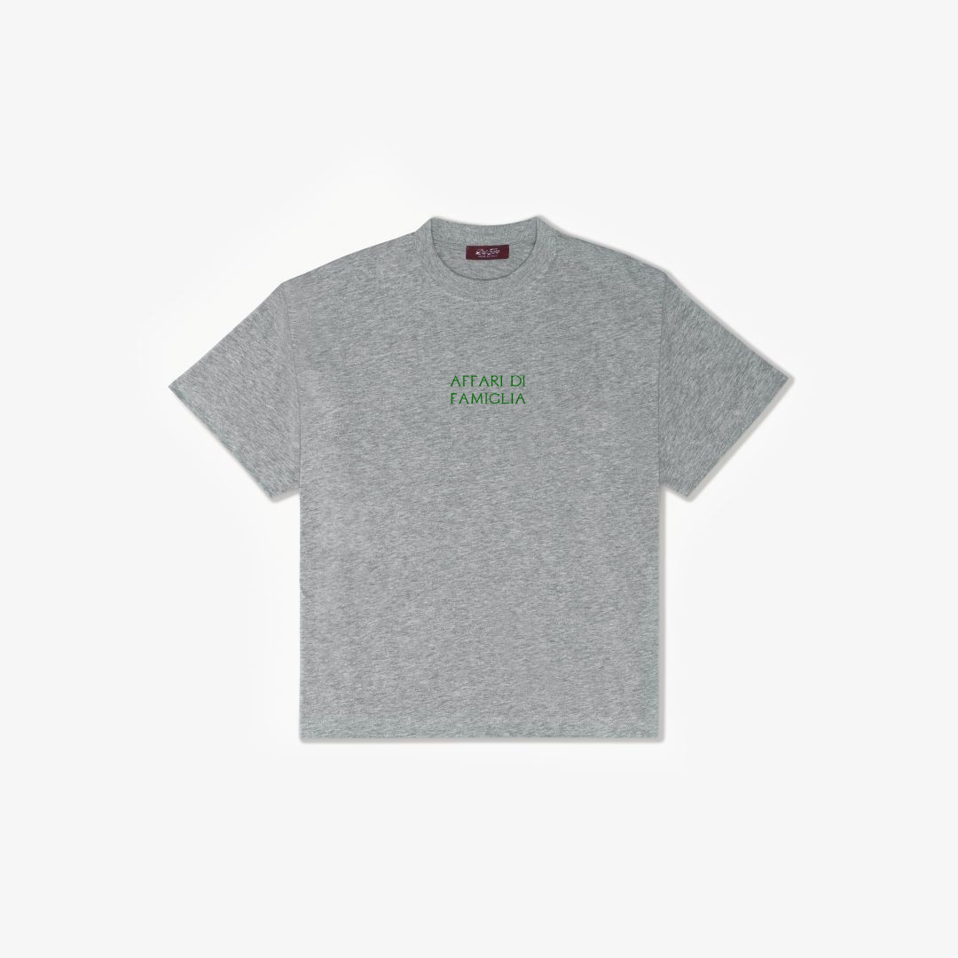 Family Business Tee - Heather Grey