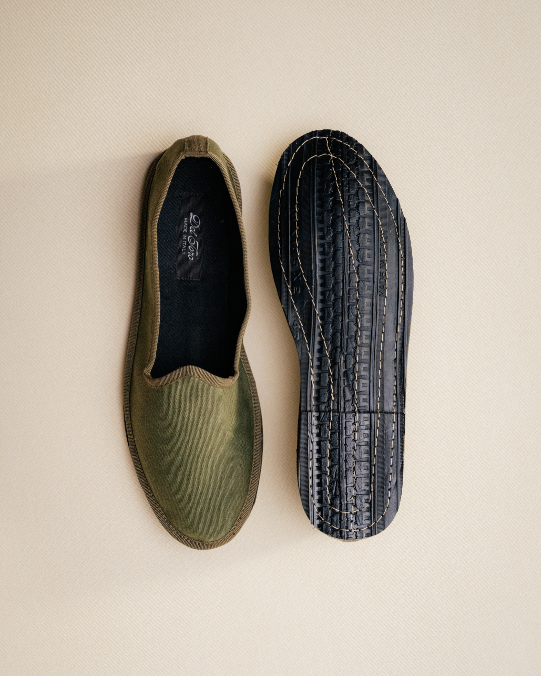 Men's Friulane - Olive Canvas