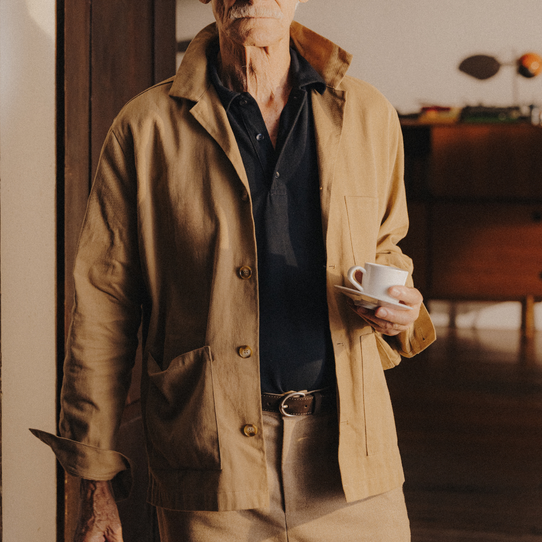 Long Sleeve Polo - Navy