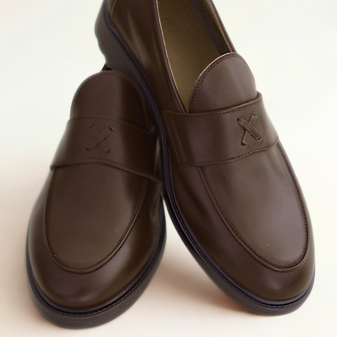 Men's Brown Leather Lug Centesimo