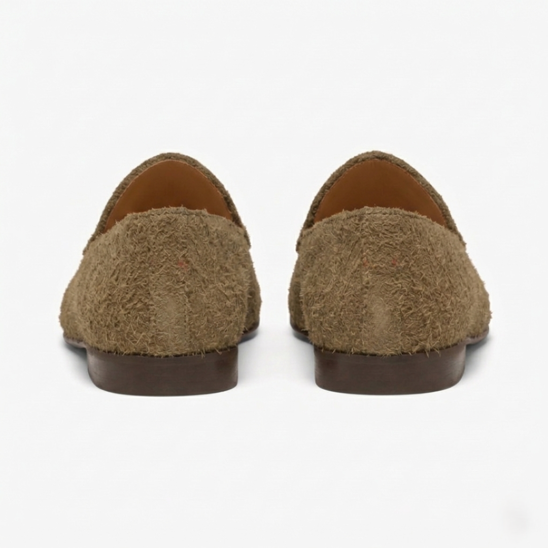 Men's Antelope Textured Suede Milano Loafer