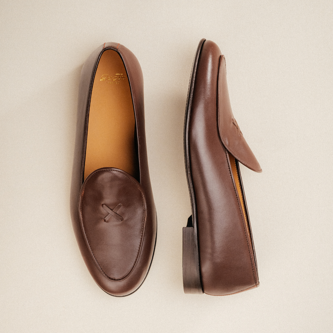 Men's Brown Leather Milano Loafer