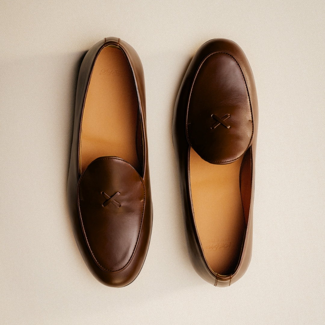 Men's Brown Leather Milano Loafer