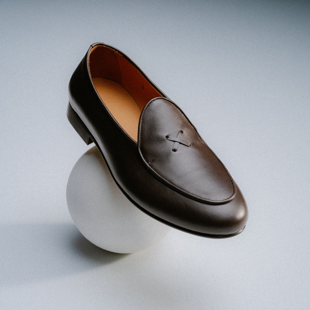 Men's Dark Brown Leather Milano Loafer