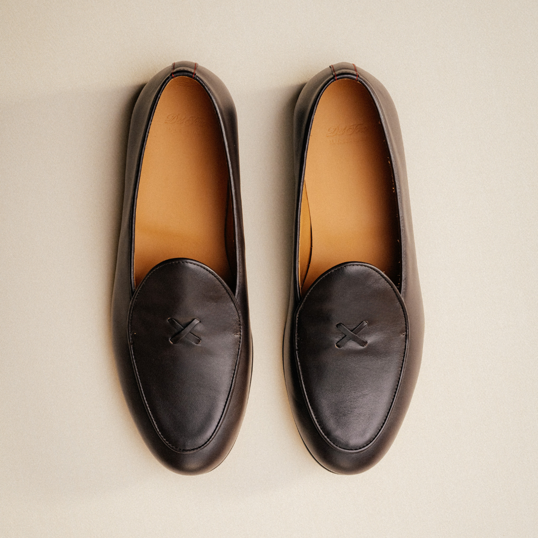 Men's Dark Brown Leather Milano Loafer