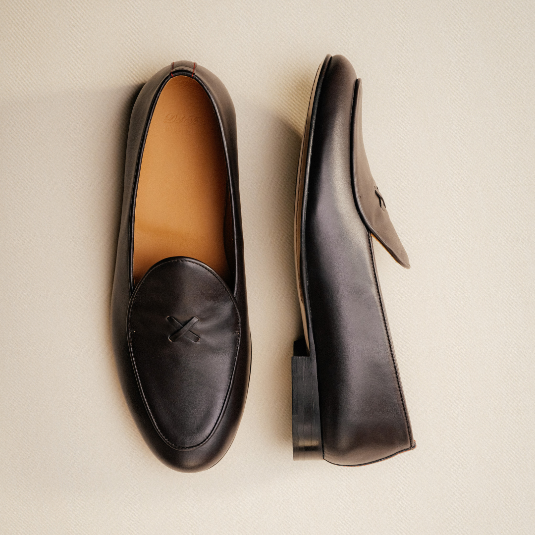 Men's Dark Brown Leather Milano Loafer