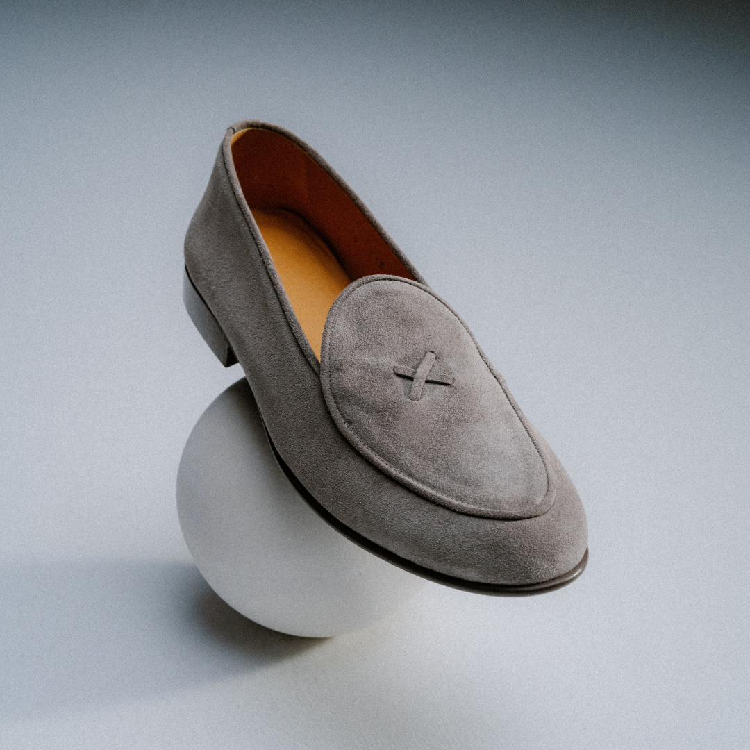 Men's Grigio Suede Milano Loafer