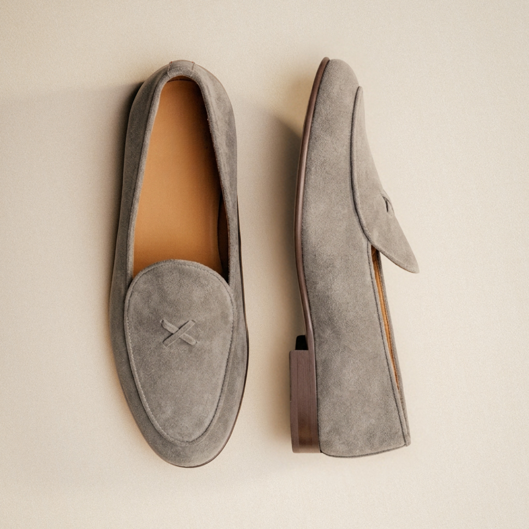 Men's Grigio Suede Milano Loafer