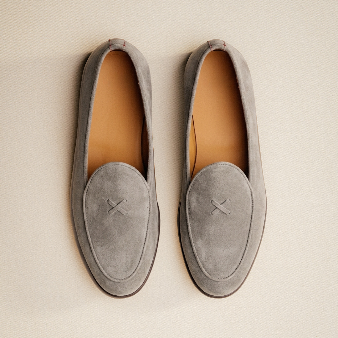 Men's Grigio Suede Milano Loafer