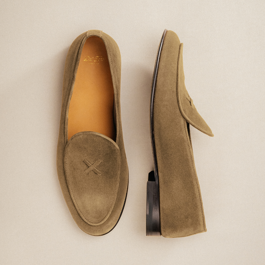 Men's Taupe Suede Milano Loafer