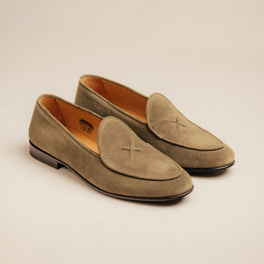 Men's Taupe Suede Milano Loafer