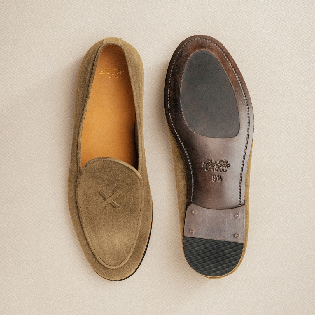 Men's Taupe Suede Milano Loafer