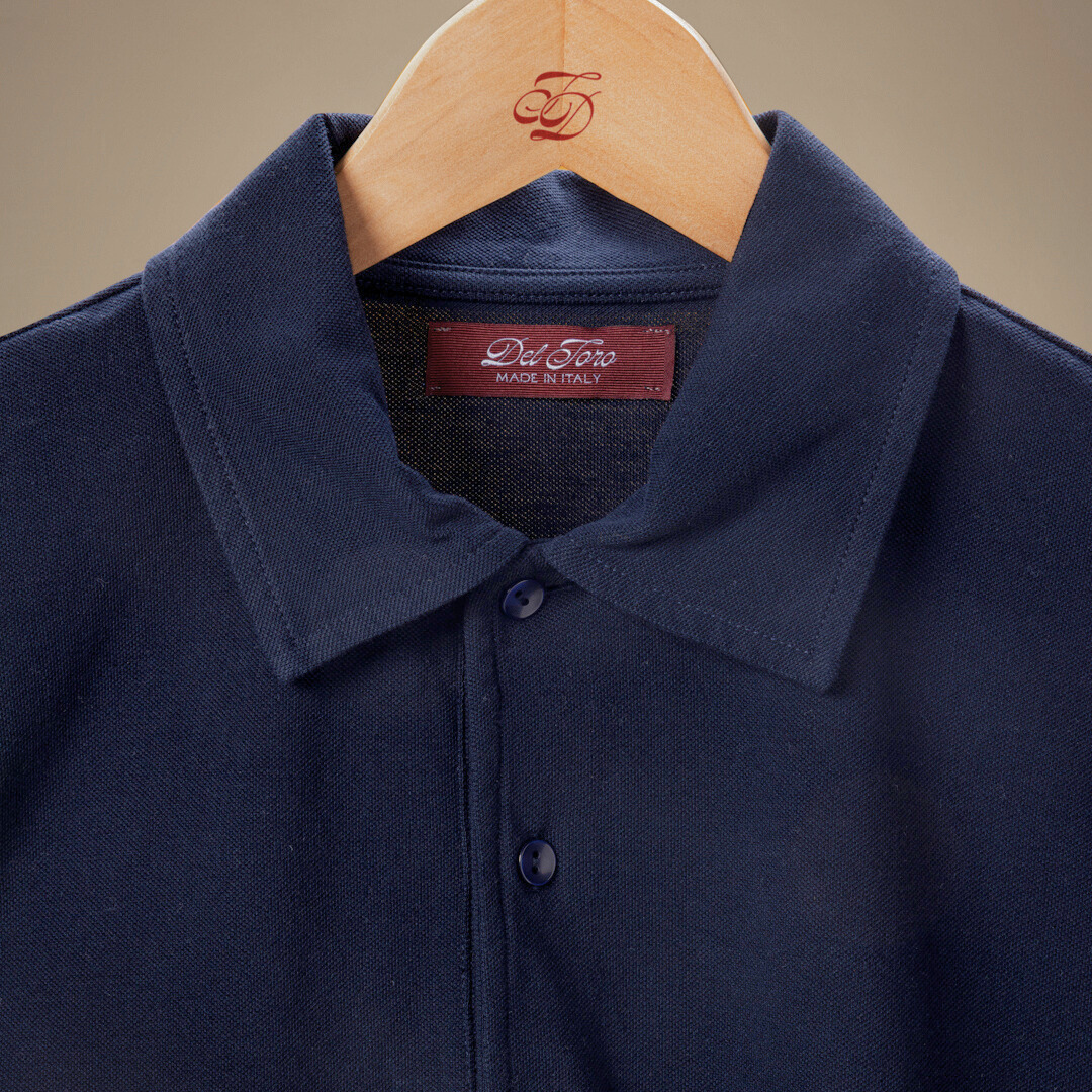 Short Sleeve Polo - Navy