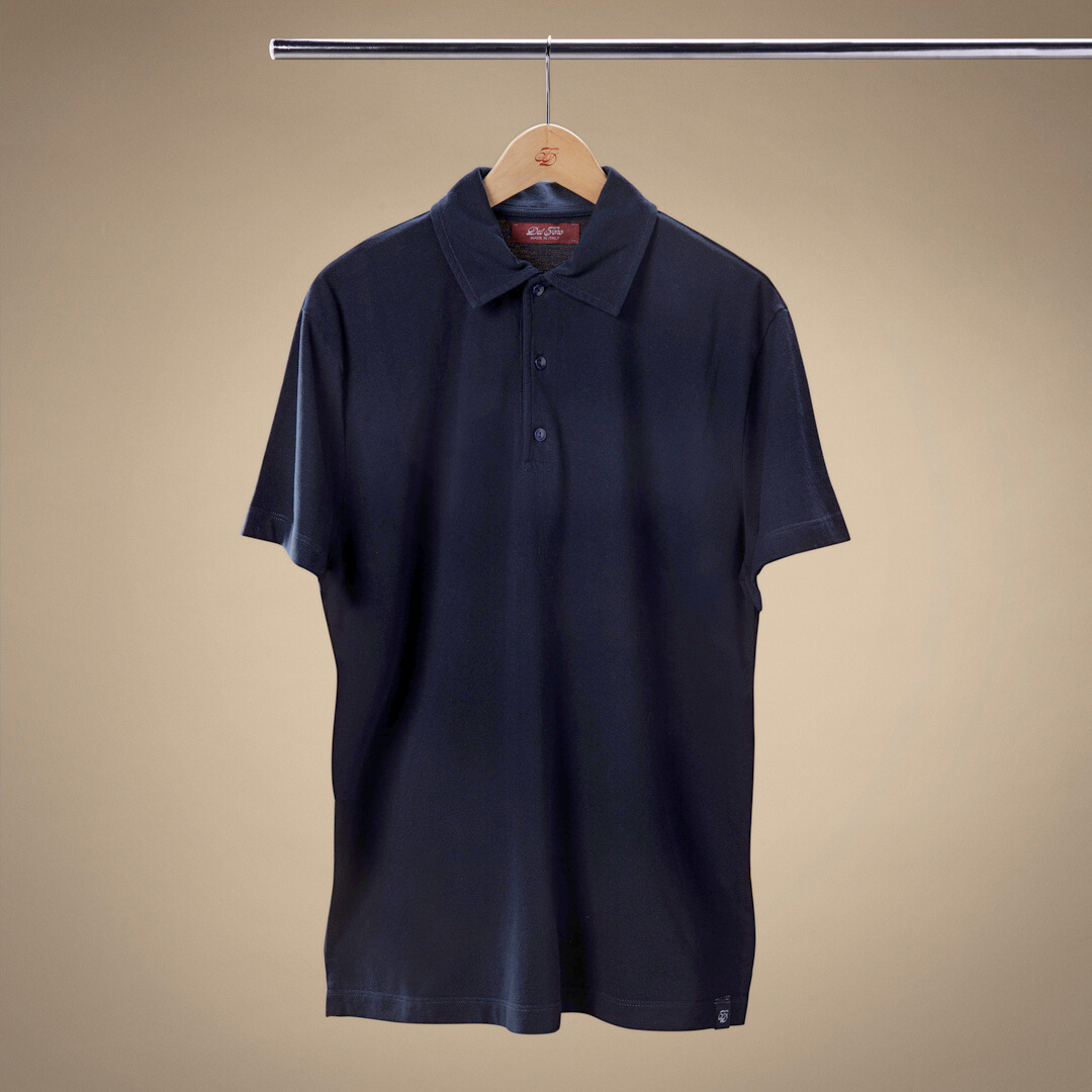 Short Sleeve Polo - Navy