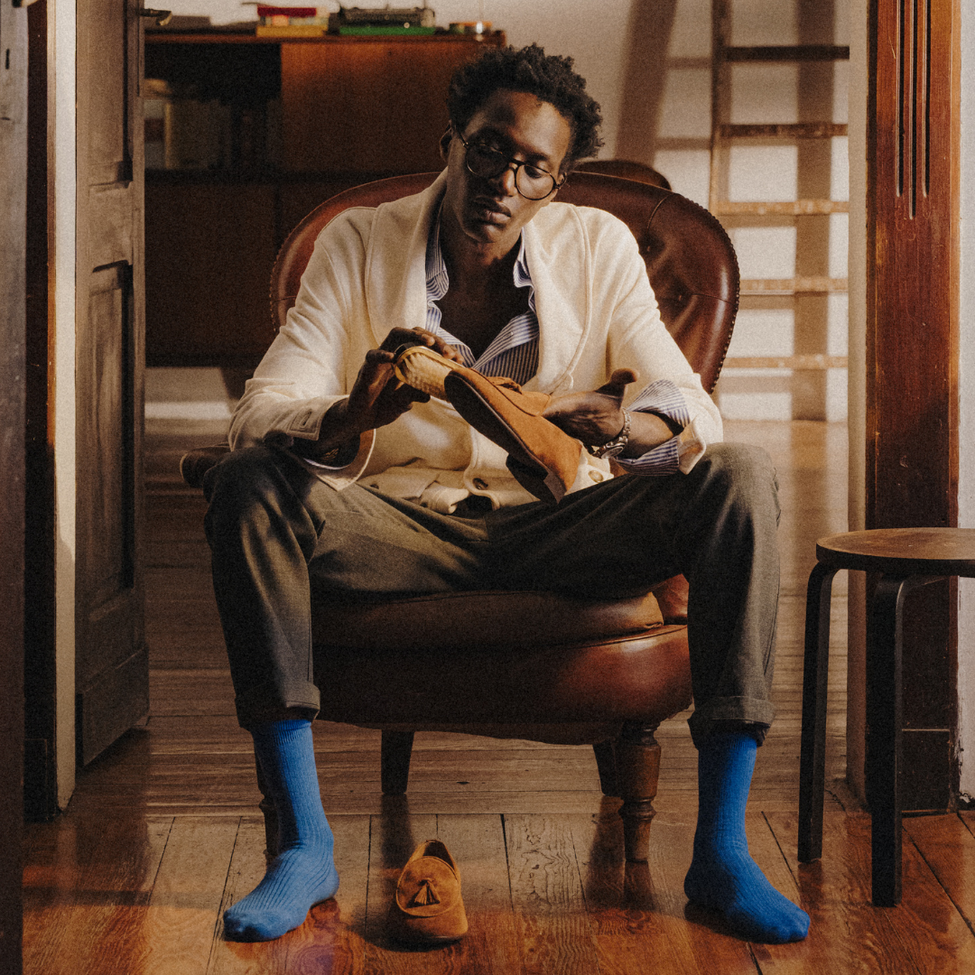 Button Down Shirt - Blue Stripe