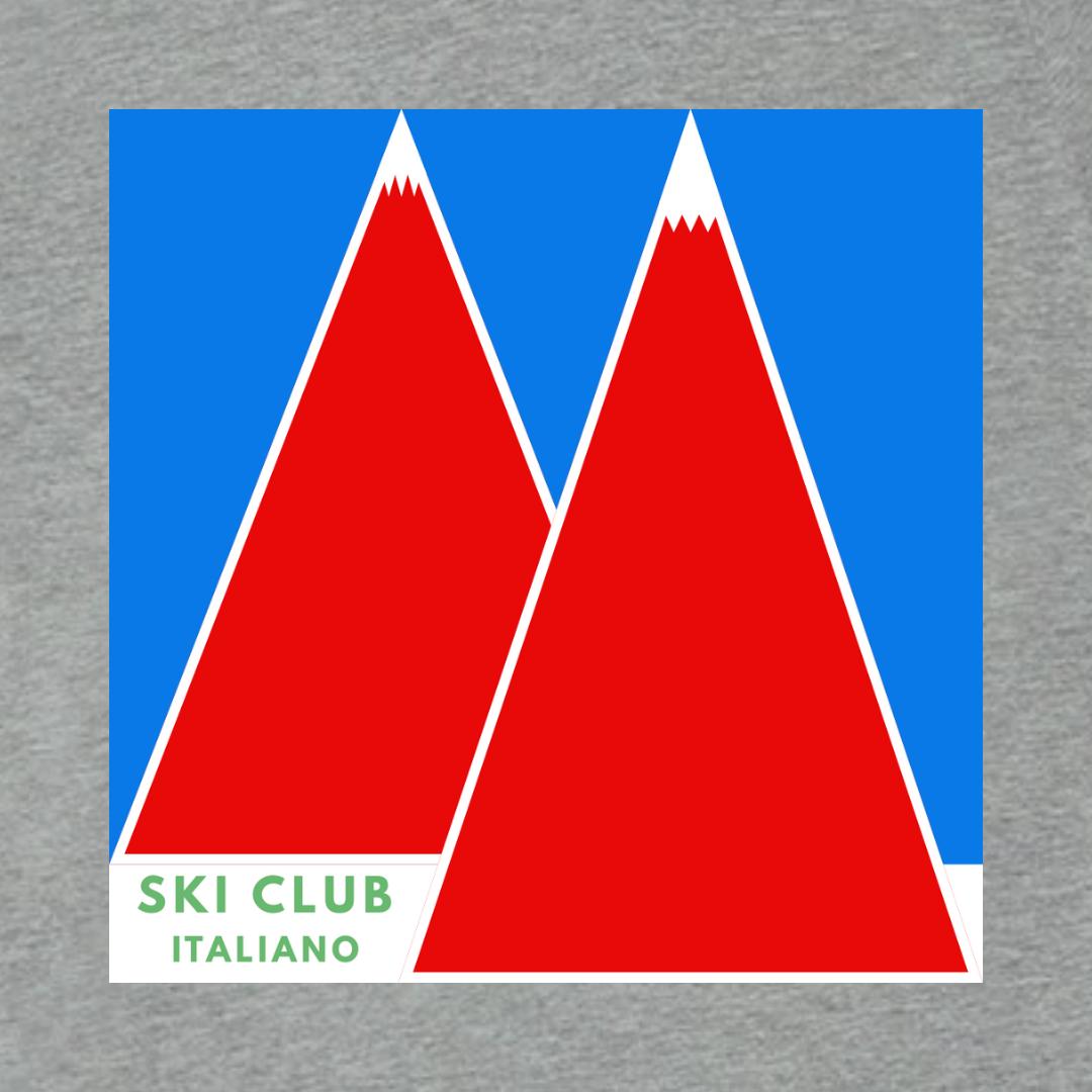 Ski Club Italiano Sweatshirt - Heather Grey