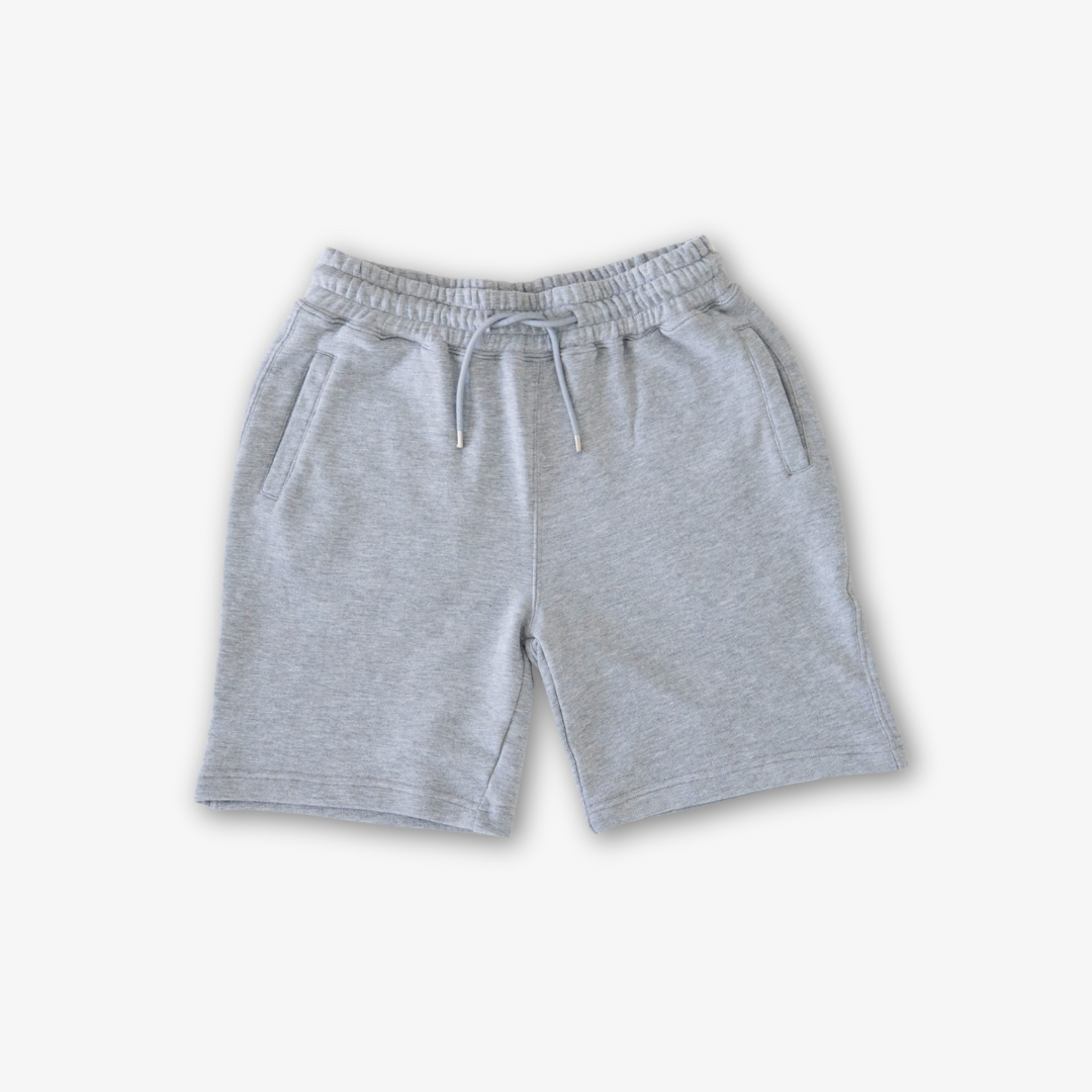 Retro Gym Sweatshorts - Heather Grey