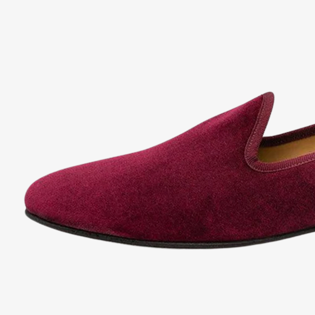Men's Merlot Velvet Slipper II