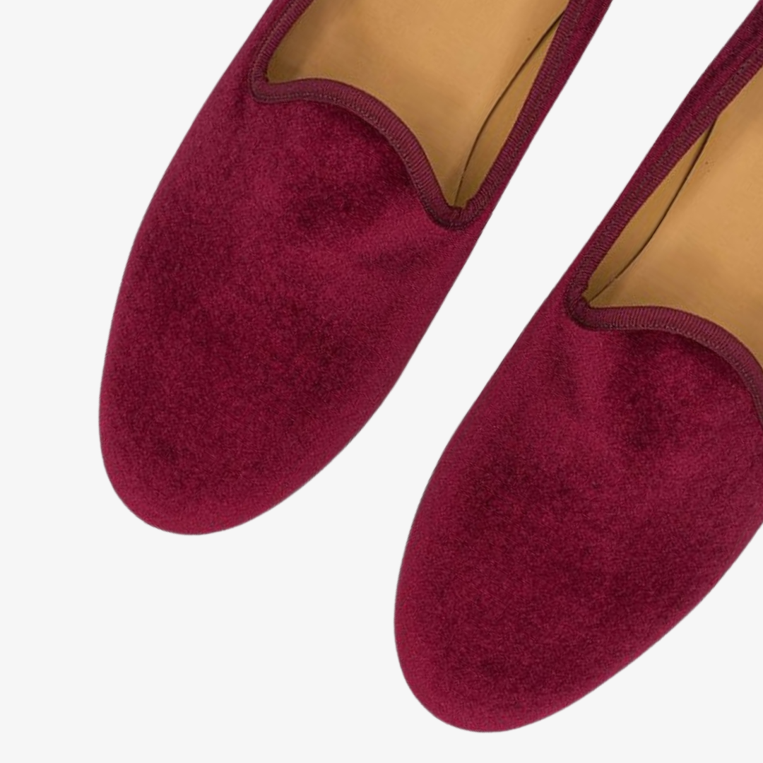 Men's Merlot Velvet Slipper II