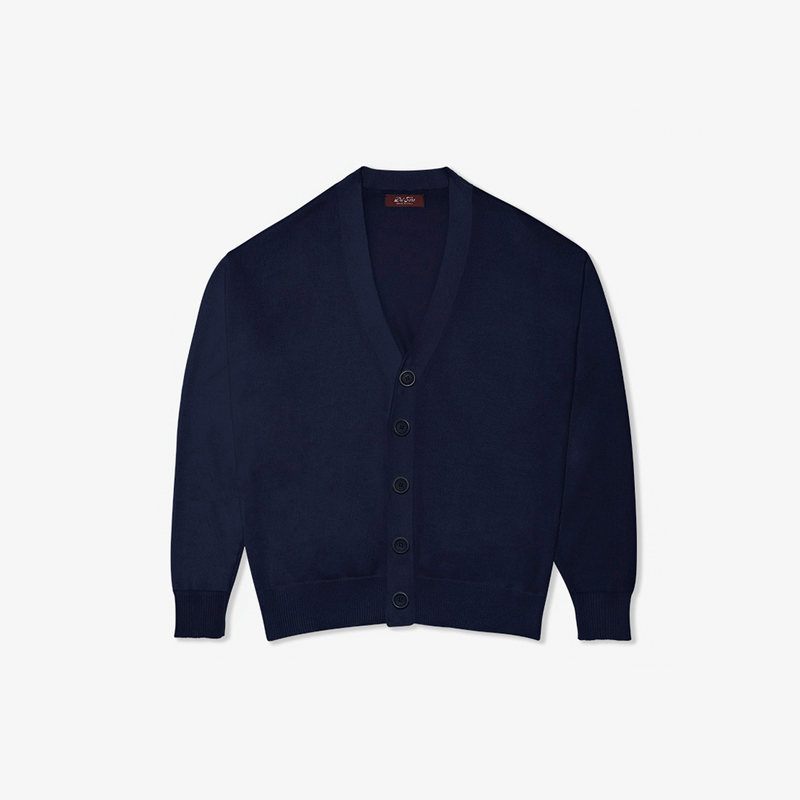 Men's Vintage Fit Cardigan - Solid Navy