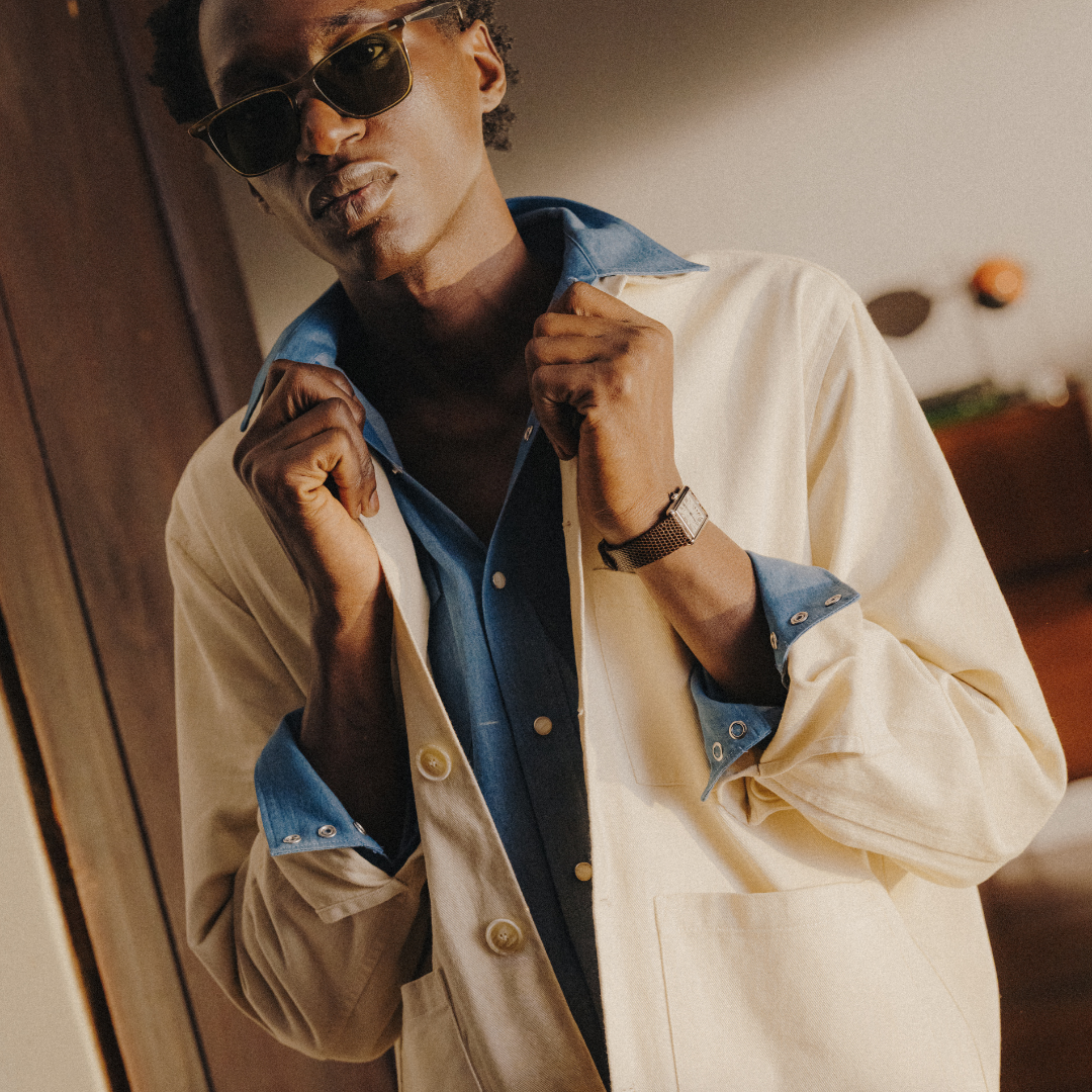 Western Shirt - Solid Blue