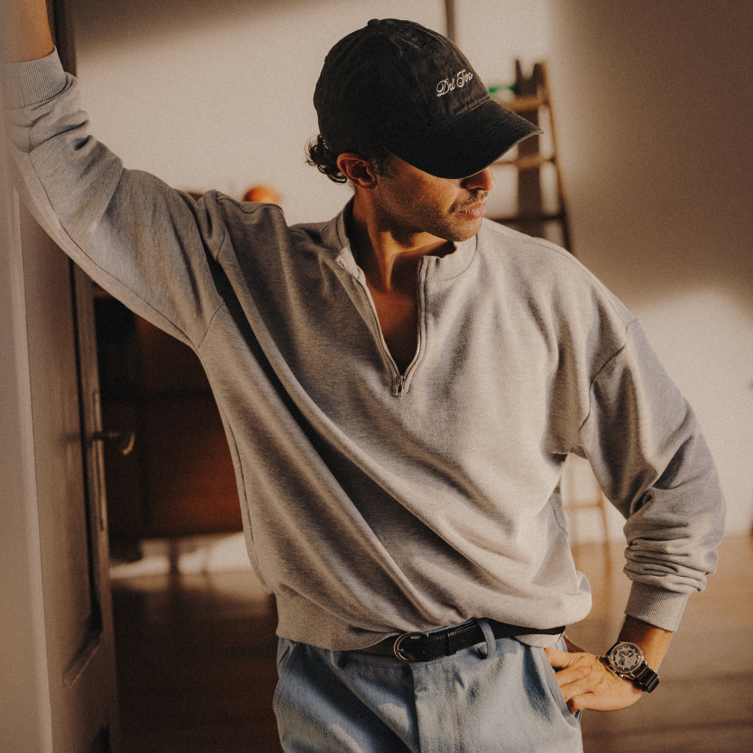 Loafer Logo Dad Hat - Black