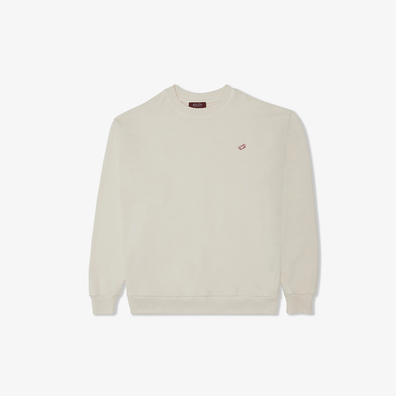 Women's Retro Gym Crewneck Sweatshirt - Vintage White