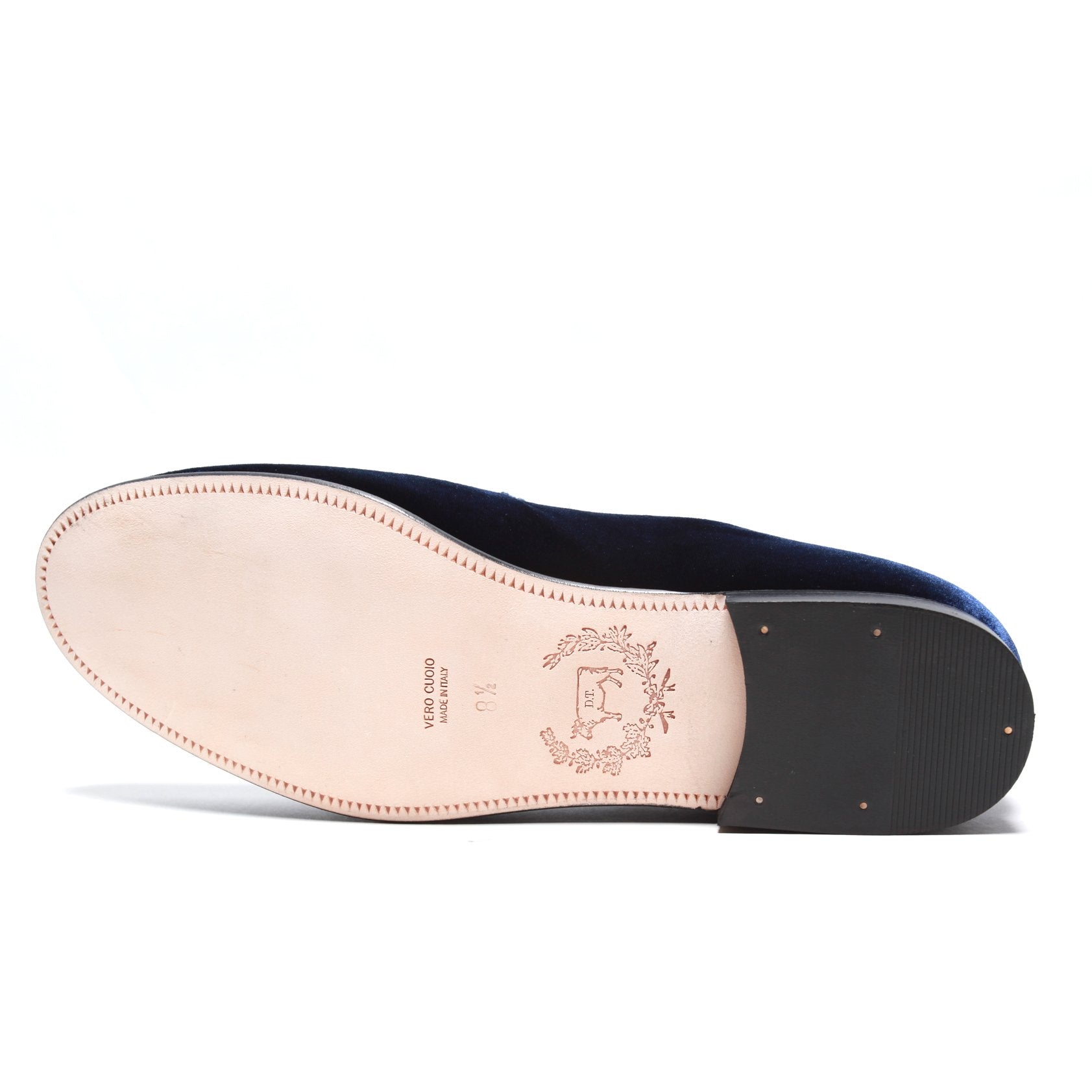 Men's Blue Velvet Slipper